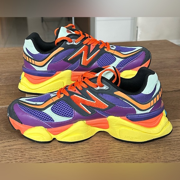 The New Balance 9060 ‘Prism Purple Vibrant Spring’ Sneakers 8.5D - Picture 6 of 15